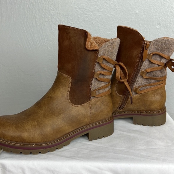 Patrizia by Spring Step Dawna Bootie (Brown) - 36 - Picture 5 of 16